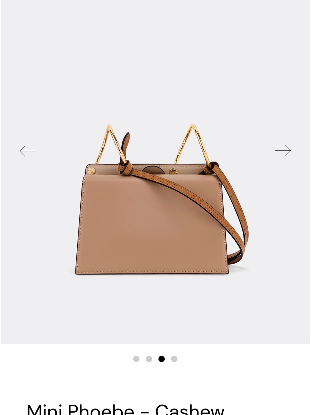 Danse Lente Mini Phoebe Shoulder Bag - Cashew Camel - Never Used Like New — image 4 of 5